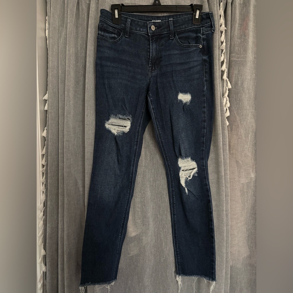 Old Navy jeans size 4 Mid-Rise Rockstar super skinny